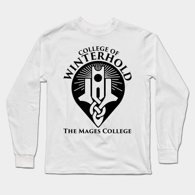 College of Winterhold - The Mages College Long Sleeve T-Shirt by Meta Cortex